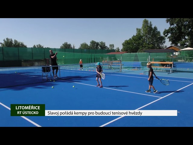 LITOMĚŘICE: Slavoj pořádá kempy pro budoucí tenisové hvězdy