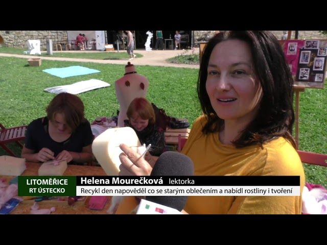 LITOMĚŘICE: Recykl den napověděl co se starým oblečením a nabídl rostliny i tvoření
