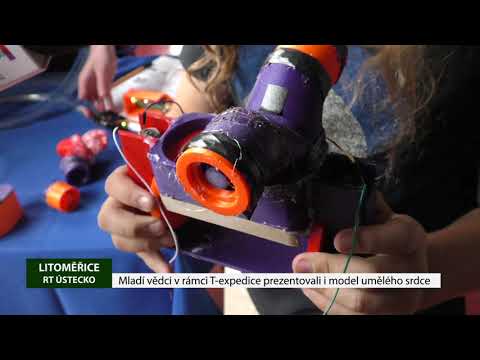 LITOMĚŘICE: Mladí vědci v rámci T-expedice prezentovali i model umělého srdce