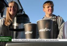 ROUDNICE N. L.: Studenti z Neklanky provozují pojízdnou ranní kavárničku