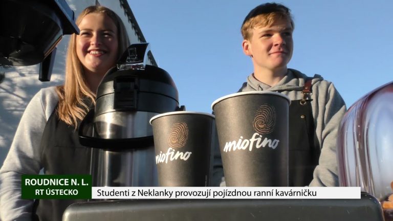 ROUDNICE N. L.: Studenti z Neklanky provozují pojízdnou ranní kavárničku