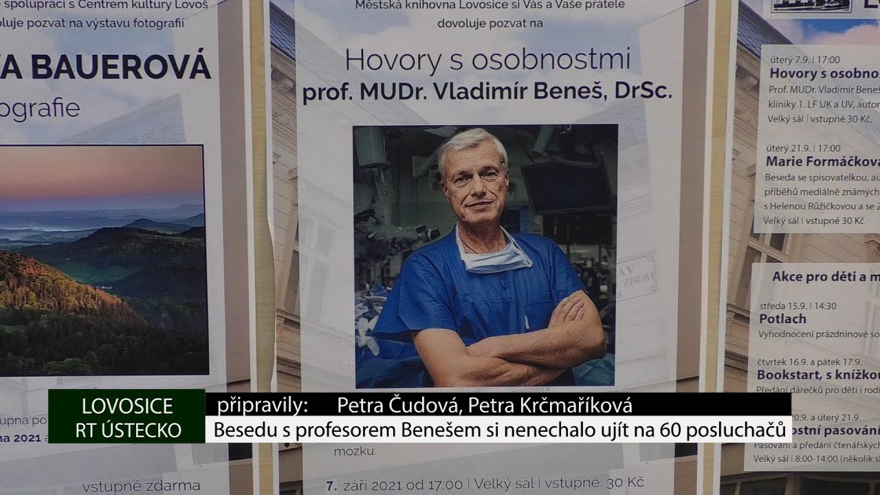 LOVOSICE: Besedu s profesorem Benešem si nenechalo ujít na 60 posluchačů
