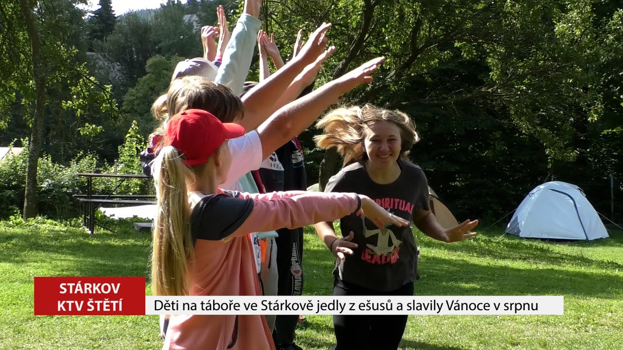 ŠTĚTÍ: Děti na táboře ve Stárkově jedly z ešusů a slavily Vánoce v srpnu