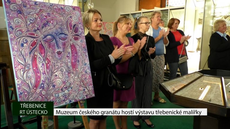 TŘEBENICE: Muzeum českého granátu hostí výstavu obrazů třebenické malířky