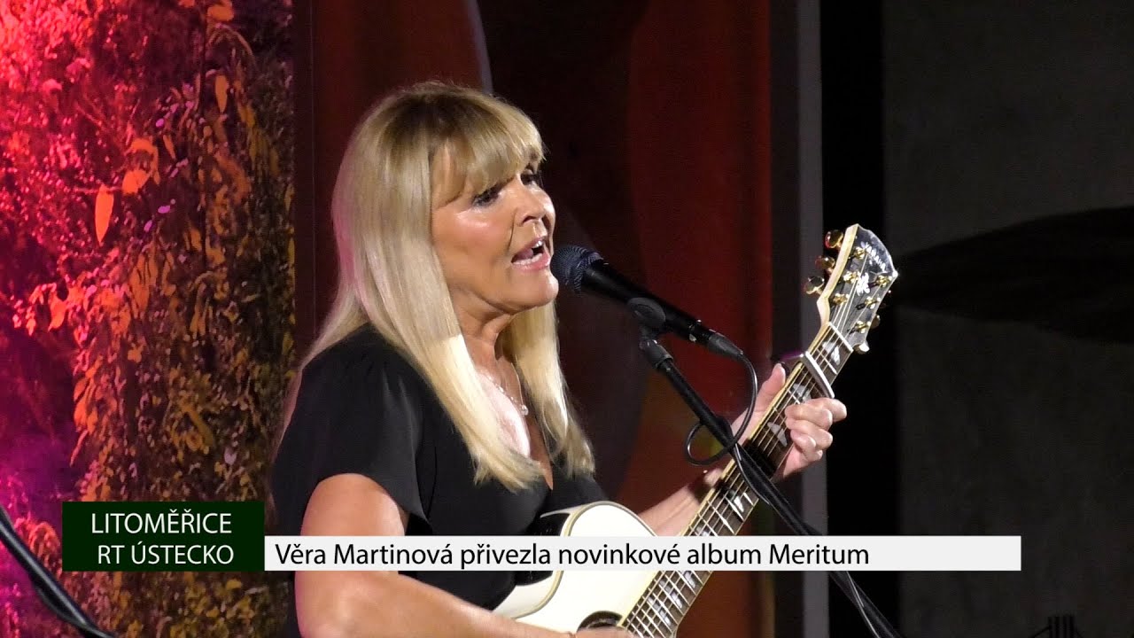 LITOMĚŘICE: Věra Martinová přivezla novinkové album Meritum