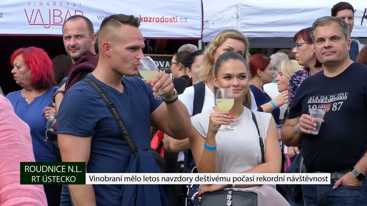 ROUDNICE N.L.: Vinobraní mělo letos navzdory deštivému počasí rekordní návštěvnost