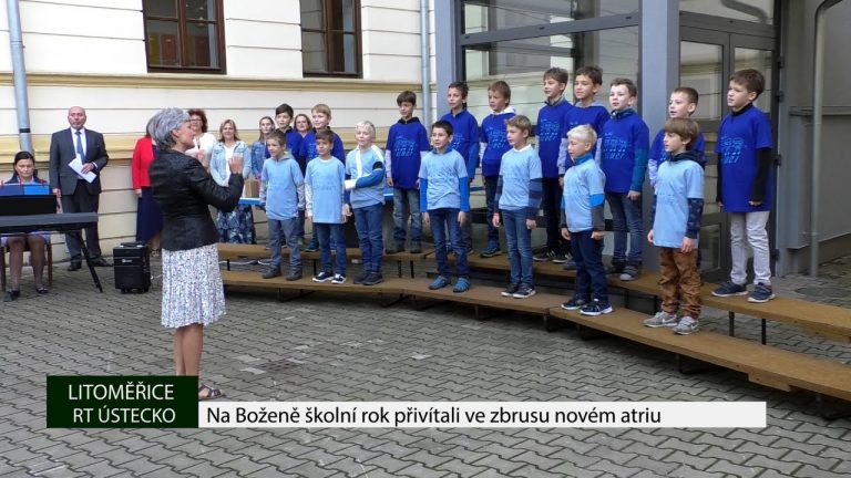 LITOMĚŘICE: Na Boženě školní rok přivítali ve zbrusu novém atriu
