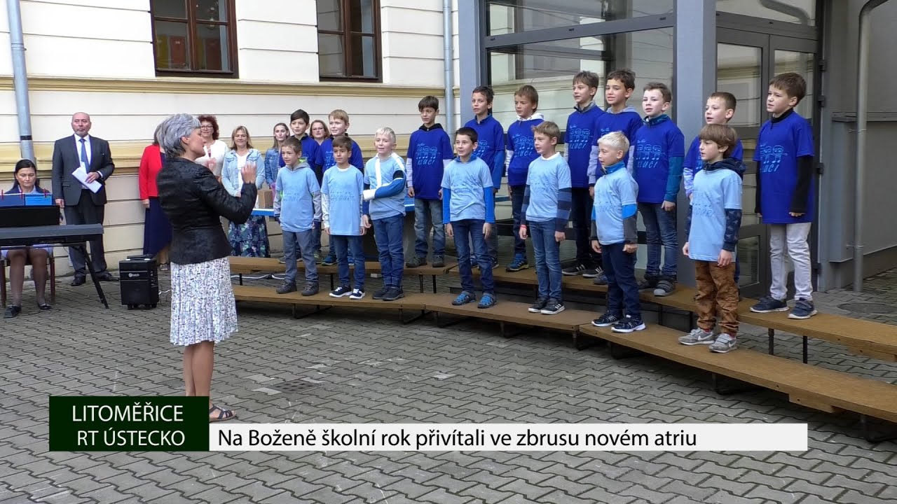 LITOMĚŘICE: Na Boženě školní rok přivítali ve zbrusu novém atriu