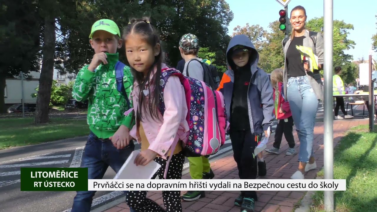 LITOMĚŘICE: Prvňáčci se na dopravním hřišti vydali na Bezpečnou cestu do školy