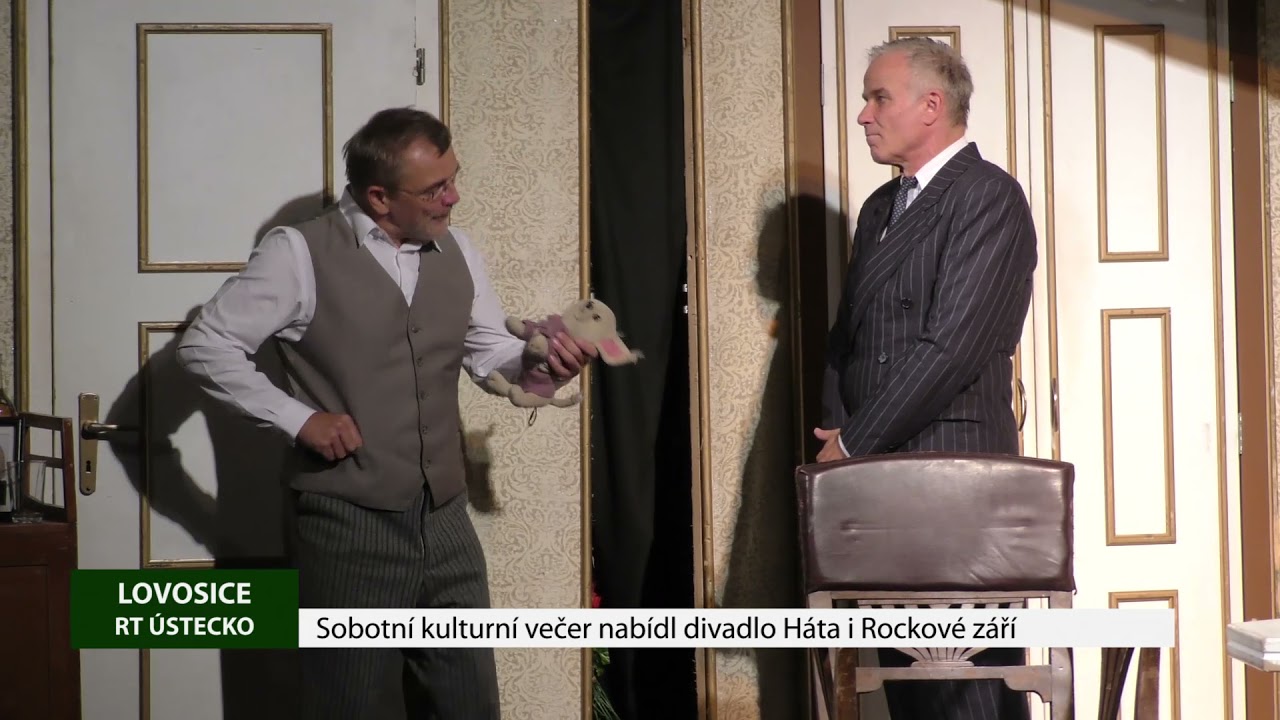 LOVOSICE: Sobotní kulturní večer nabídl divadlo Háta i Rockové září