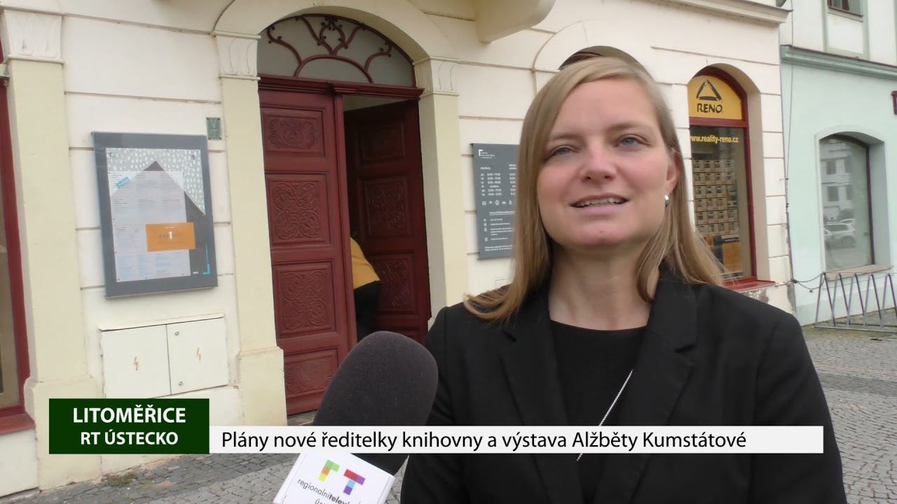 LITOMĚŘICE: Plány nové ředitelky knihovny a výstava Alžběty Kumstátové