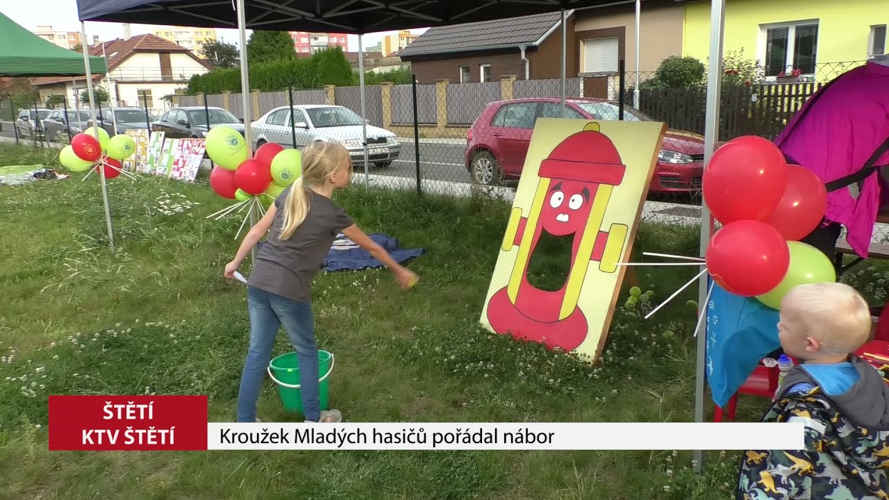 ŠTĚTÍ: Kroužek Mladých hasičů pořádal nábor