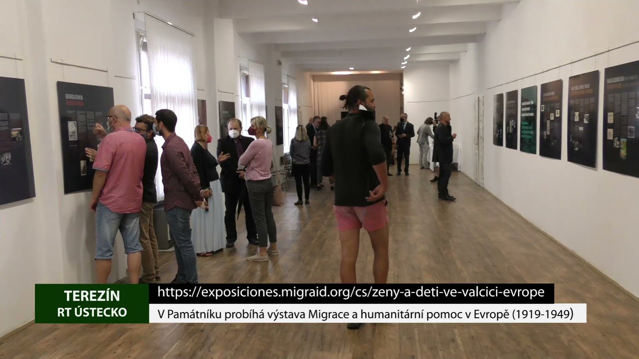 TEREZÍN: V Památníku probíhá výstava Migrace a humanitární pomoc v Evropě (1919-1949)
