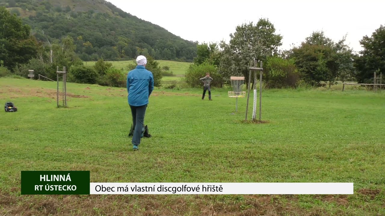 HLINNÁ: Obec má vlastní discgolfové hřiště HLINNÁ: Obec má vlastní discgolfové hřiště