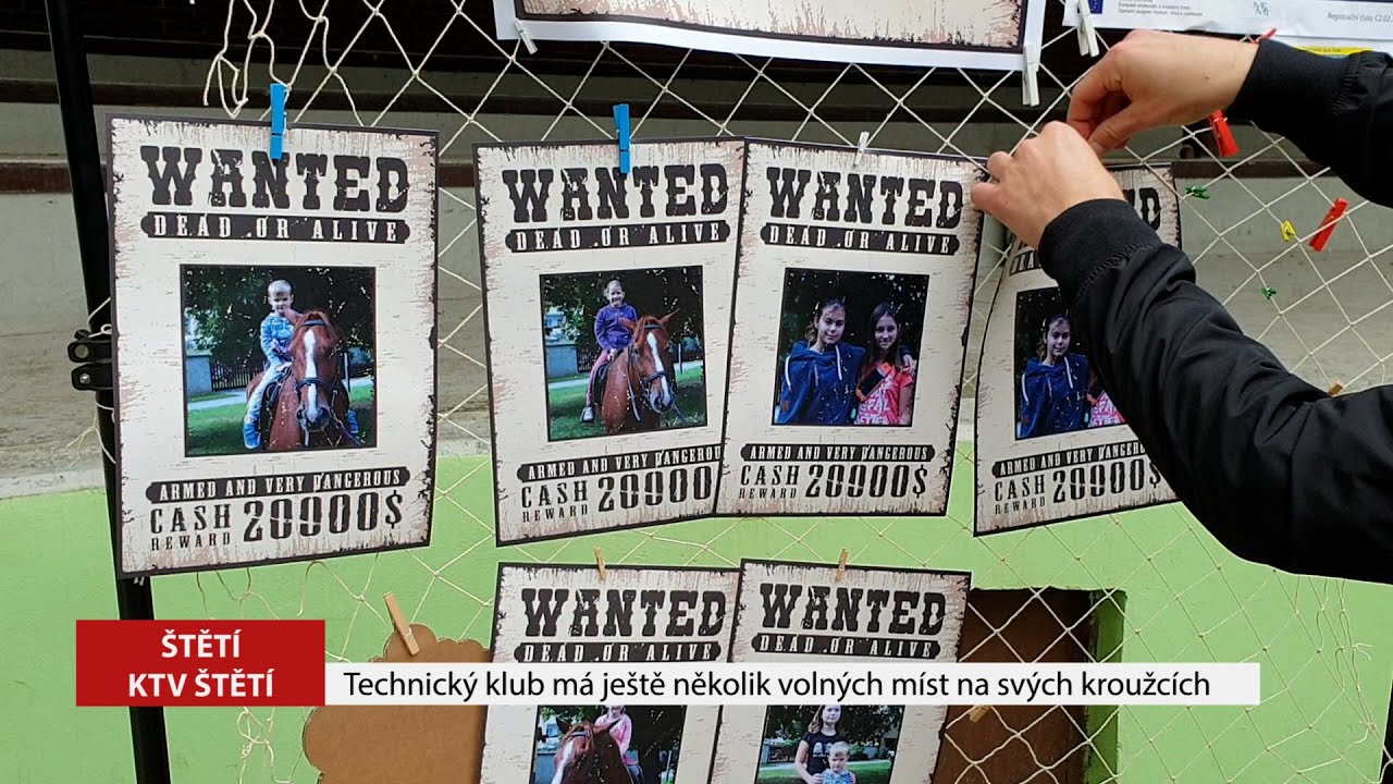 ŠTĚTÍ: Technický klub má ještě několik volných míst na svých kroužcích
