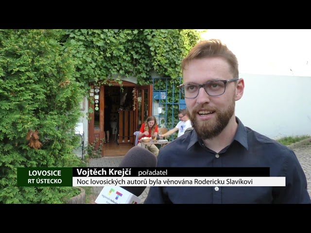 LOVOSICE: Noc lovosických autorů byla věnována Rodericku Slavíkovi