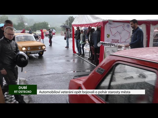 DUBÍ: Automobiloví veteráni opět bojovali o pohár starosty města