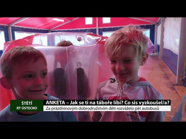 ŠTĚTÍ: Za prázdninovým dobrodružstvím děti rozváželo pět autobusů