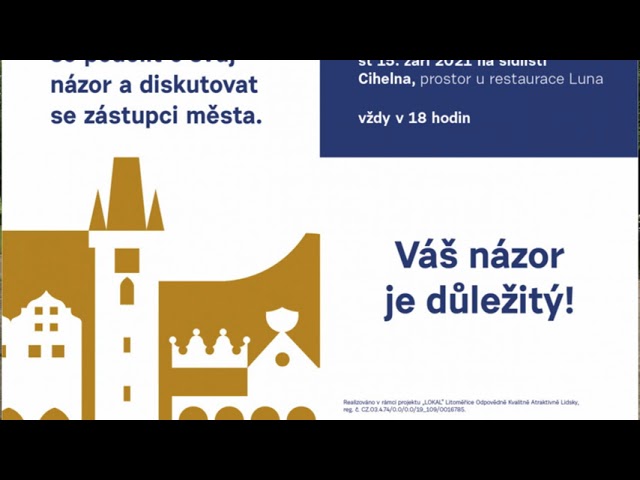 LITOMĚŘICE: Setkání s občany městských částí pokračují, přijďte diskutovat!