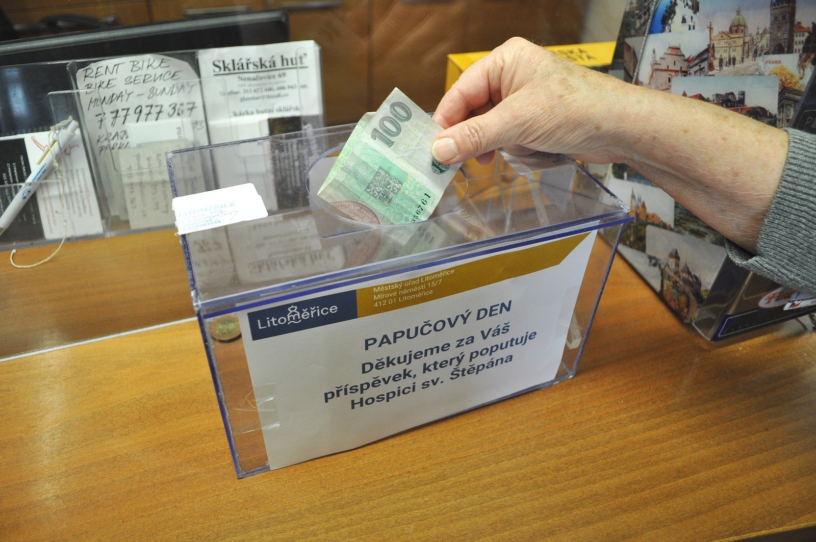 V litoměřickém infocentru můžete podpořit Hospic sv. Štěpána!