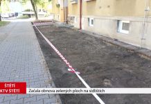 ŠTĚTÍ: Začala obnova zelených ploch na sídlištích