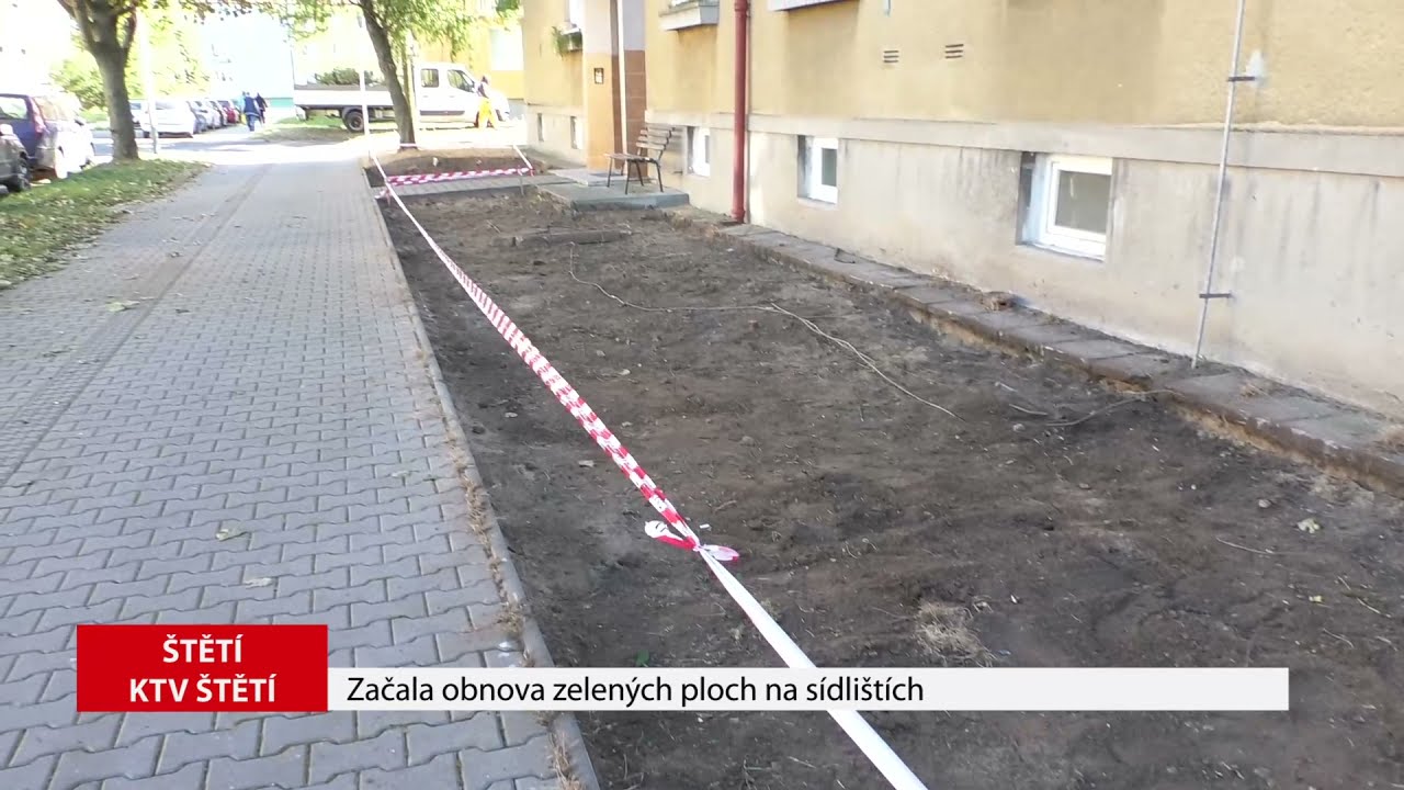 ŠTĚTÍ: Začala obnova zelených ploch na sídlištích