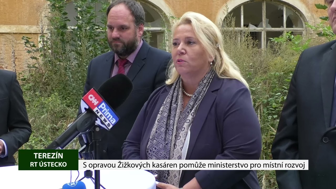 TEREZÍN: S opravou Žižkových kasáren pomůže ministerstvo pro místní rozvoj