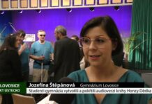 LOVOSICE: Studenti gymnázia vytvořili a pokřtili audioverzi knihy Honzy Dědka