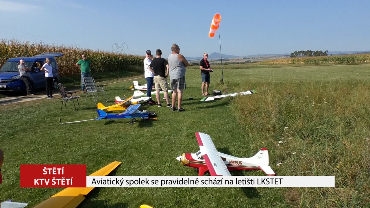 ŠTĚTÍ: Aviatický spolek se pravidelně schází na letišti LKSTET