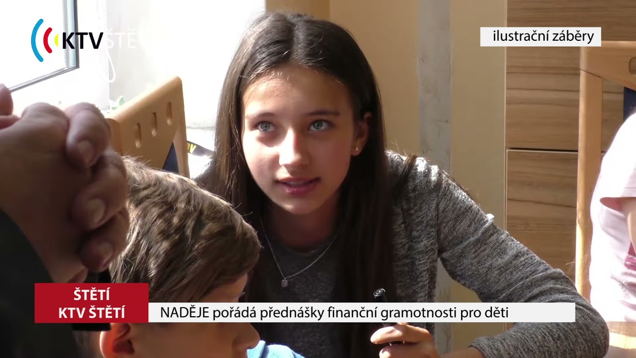 ŠTĚTÍ: Dluhová poradna NADĚJE pořádá přednášky finanční gramotnosti pro děti