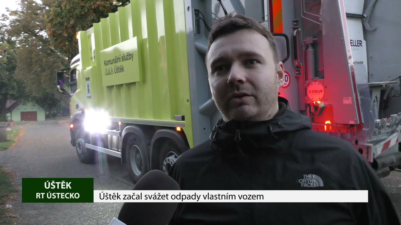 ÚŠTĚK: Úštěk začal svážet odpady vlastním vozem