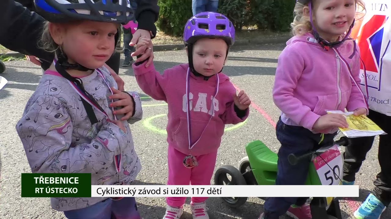 TŘEBENICE: Cyklistický závod si užilo 117 dětí