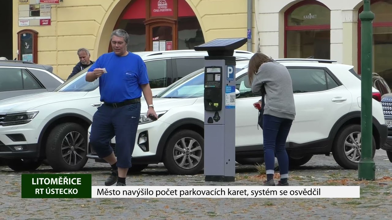 LITOMĚŘICE: Město navýšilo počet parkovacích karet, systém se osvědčil