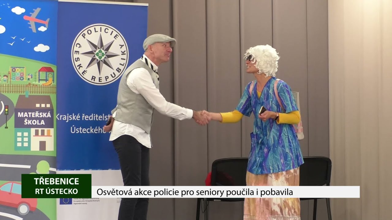 TŘEBENICE: Osvětová akce policie pro seniory poučila i pobavila
