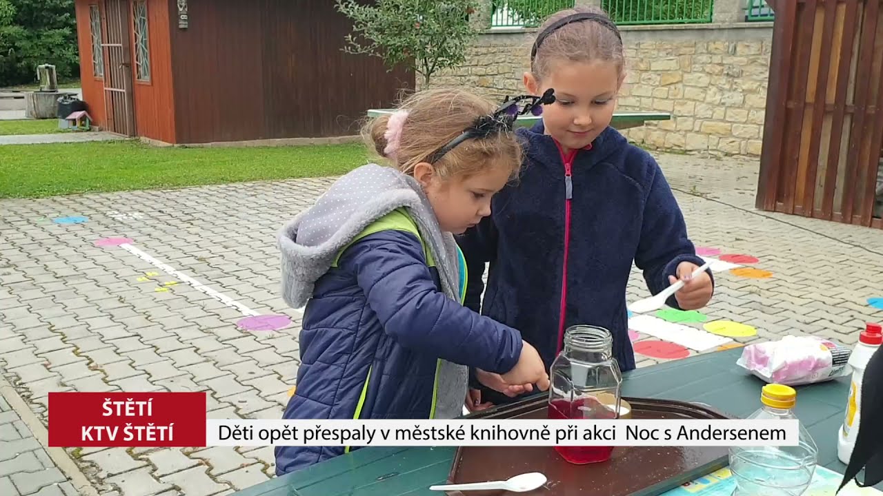 ŠTĚTÍ: Děti opět přespaly v městské knihovně při akci Noc s Andersenem