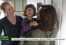 ŽITENICE: Výstavba pokojíčku pro Rozárku je díky NF BigMat v plném proudu