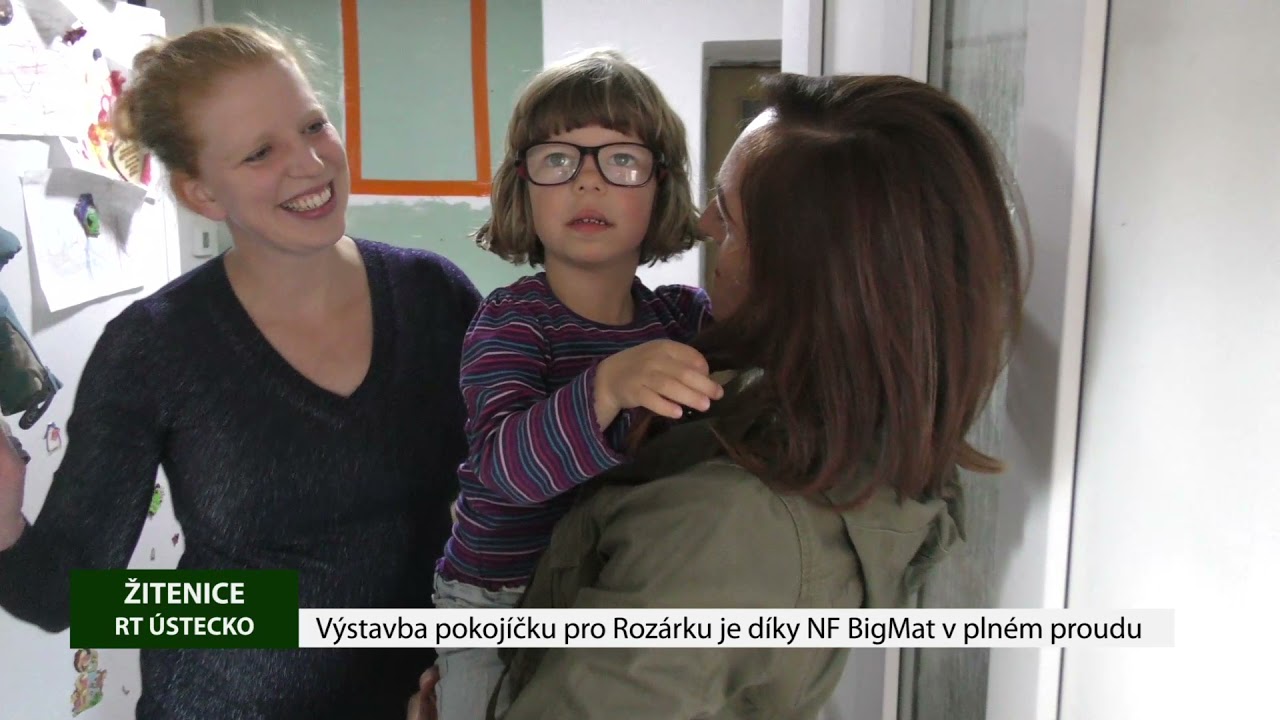 ŽITENICE: Výstavba pokojíčku pro Rozárku je díky NF BigMat v plném proudu