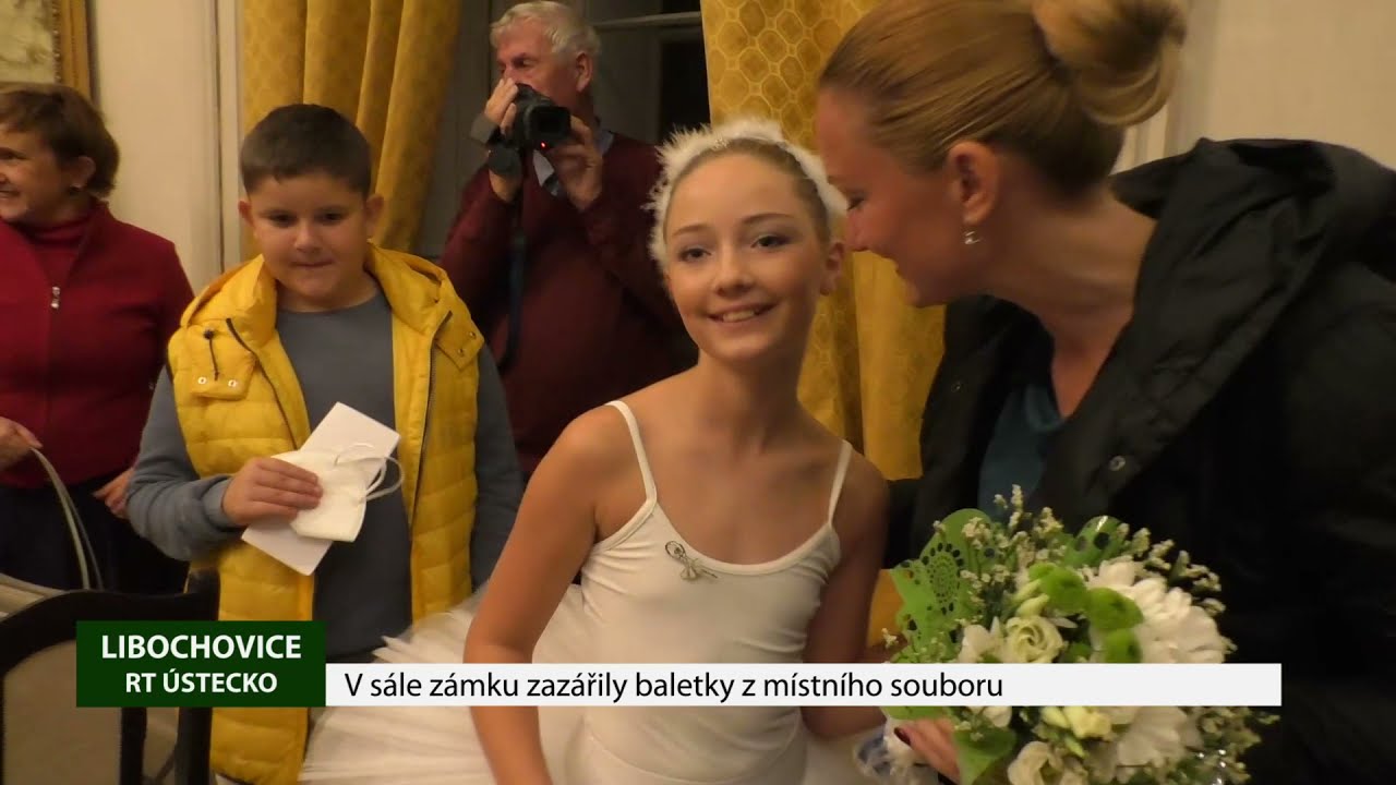 LIBOCHOVICE: V sále zámku za doprovodu živé hudby konečně zazářily baletky z místního souboru