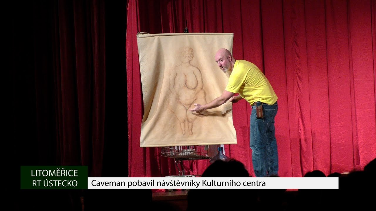 LITOMĚŘICE: Caveman pobavil návštěvníky Kulturního centra