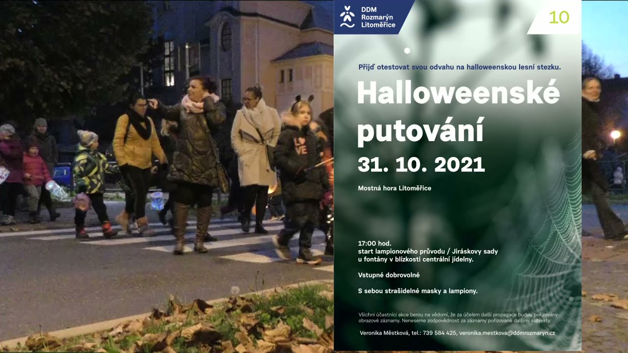 LITOMĚŘICE: Pozvánka na Hallowenské putování
