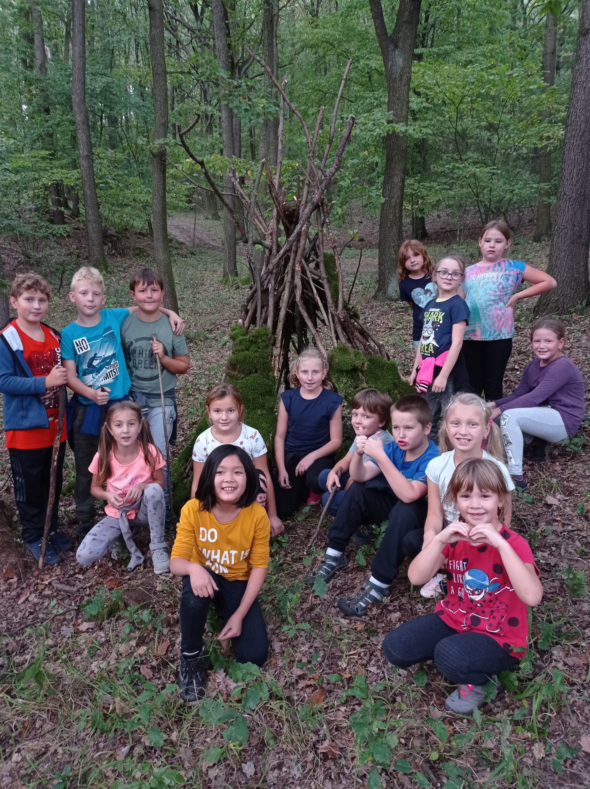 Ekopobyt třeťáků ze ZŠ A. Baráka na Mentaurově