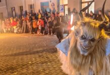 Halloweenskou párty CSP Litoměřice navštívili Krampus čerti