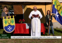 TAŠOV: V obci proběhlo slavnostní vysvěcení obecního znaku a vlajky