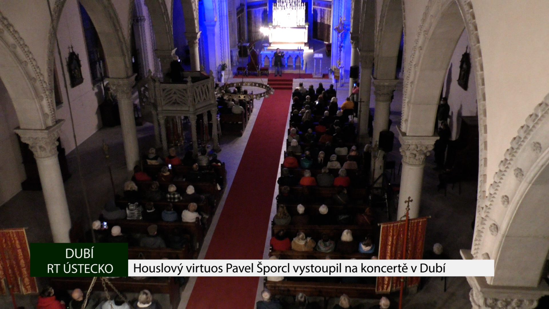 DUBÍ: Houslový virtuos Pavel Šporcl vystoupil na koncertě v Dubí