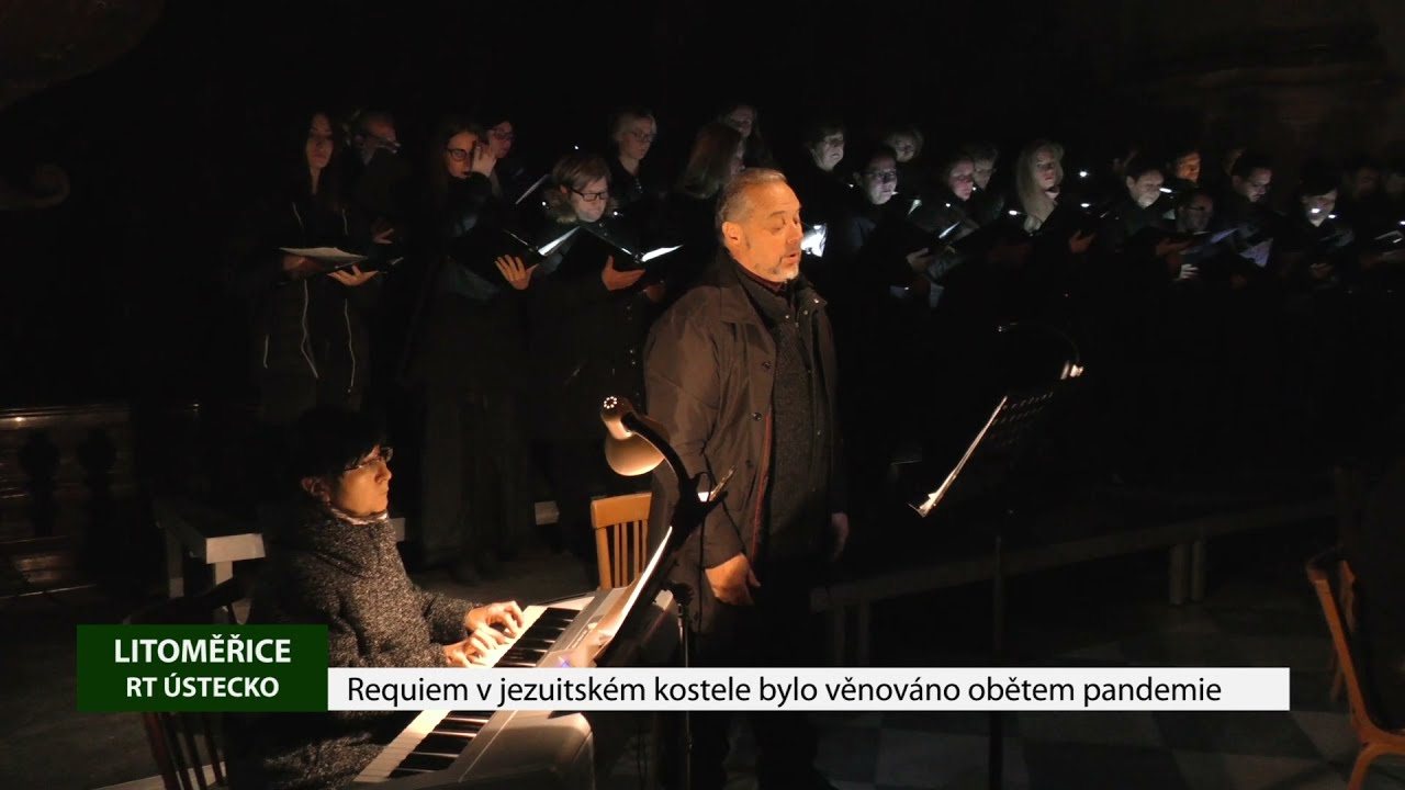 LITOMĚŘICE: Requiem v jezuitském kostele bylo věnováno obětem pandemie