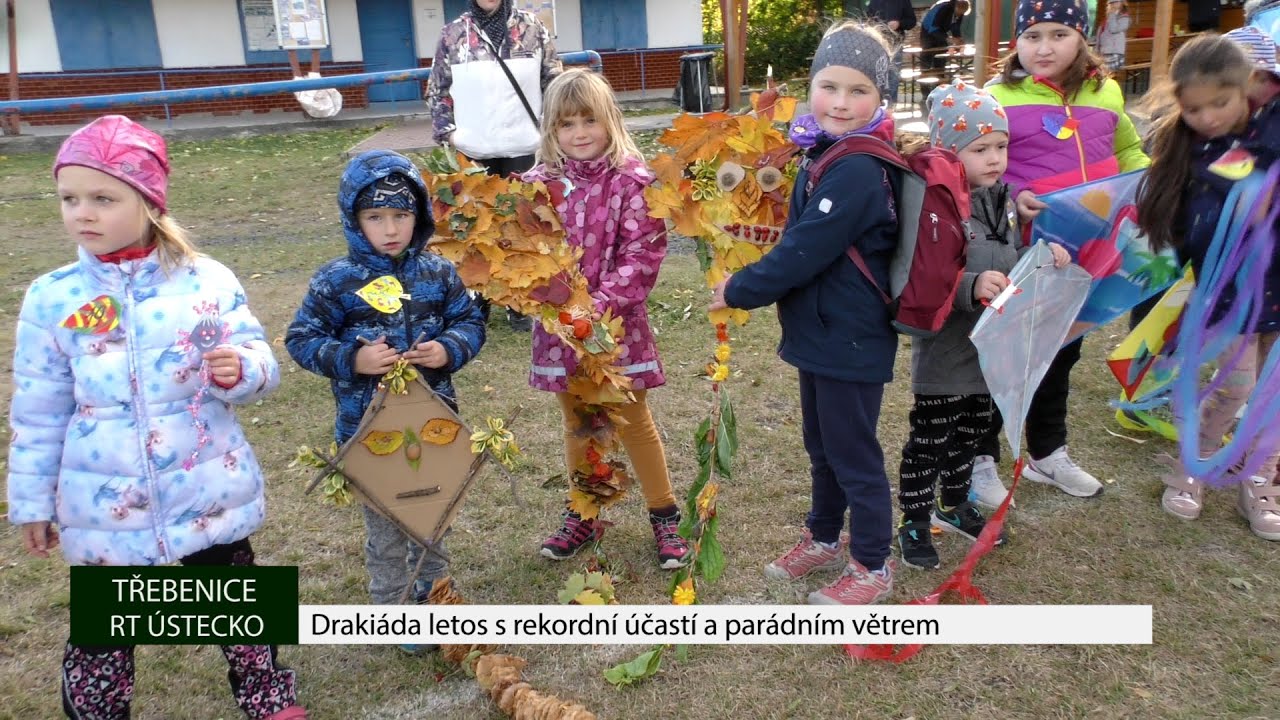 TŘEBENICE: Drakiáda letos s rekordní účastí a parádním větrem