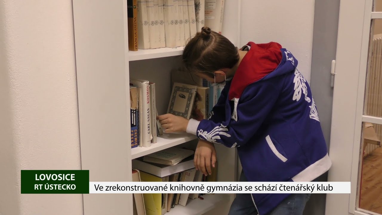 LOVOSICE: Ve zrekonstruované knihovně gymnázia se schází čtenářský klub