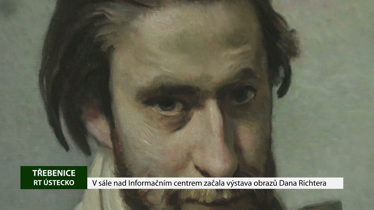 TŘEBENICE: V sále nad Informačním centrem začala výstava obrazů Dana Richtera