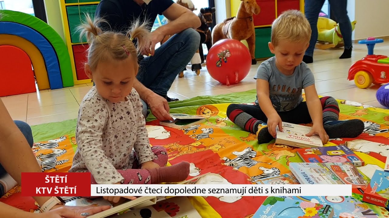 ŠTĚTÍ: Listopadové čtecí dopoledne seznamují děti s knihami