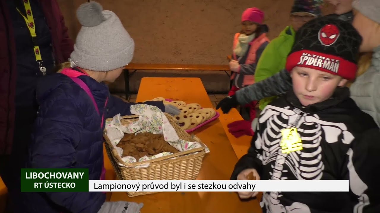 LIBOCHOVANY: Lampionový průvod byl i se stezkou odvahy